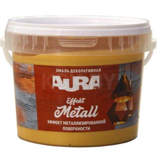 Эмаль декоративная "Effekt Metall"  цвет бронза, банка 0,8 кг