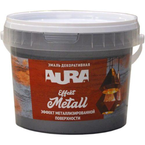 Эмаль декоративная "Effekt Metall"  цвет металл, банка 0,8 кг