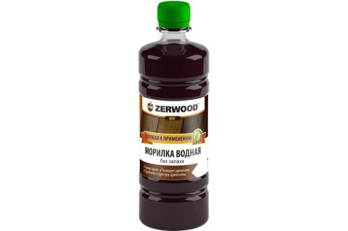 МОРИЛКА водная ZERWOOD MV палисандр в бутылке ПЭТ по 0,5л