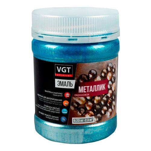 VGT ВД-АК-1179 МЕТАЛЛИК эмаль акриловая, универсальная, аквамарин (0,23кг)