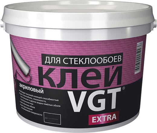 VGT КЛЕЙ АКРИЛОВЫЙ ДЛЯ СТЕКЛООБОЕВ EXTRA готовый к применению (2,2кг)